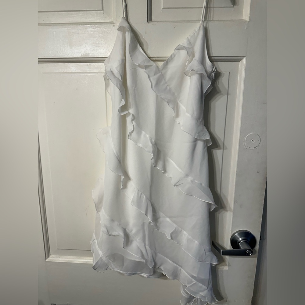 Abercrombie All-Over Ruffle Mini Dress